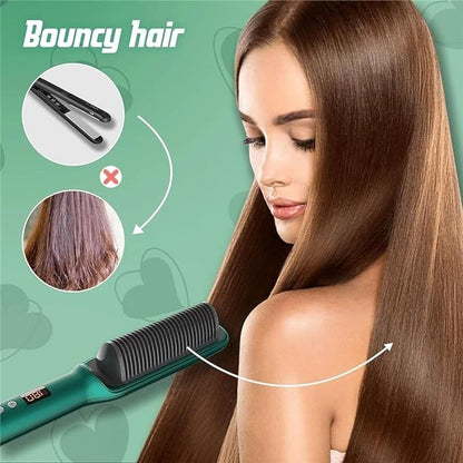 2-in-1 Comb Hair Straightener